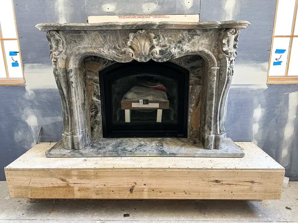 Compilation of Marble Mantel Installations in the Continental…